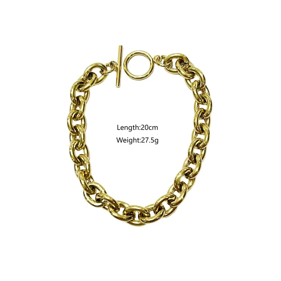 Basic Modern Style Classic Style Geometric 304 Stainless Steel Bracelets In Bulk