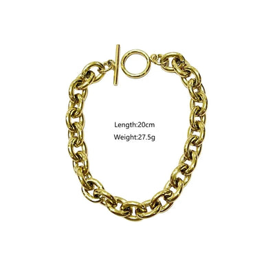 Basic Modern Style Classic Style Geometric 304 Stainless Steel Bracelets In Bulk