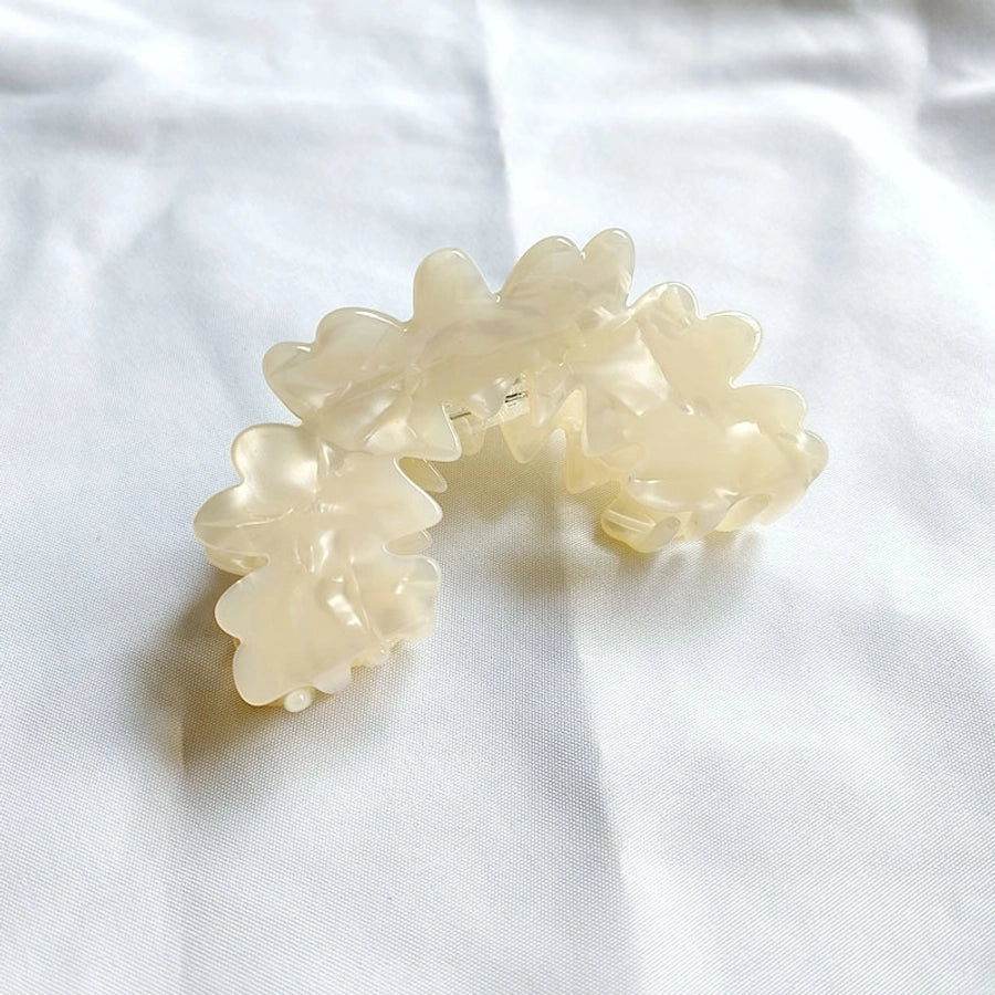 Women's Casual Simple Style Streetwear Solid Color Acetic acid sheets Hair Claws