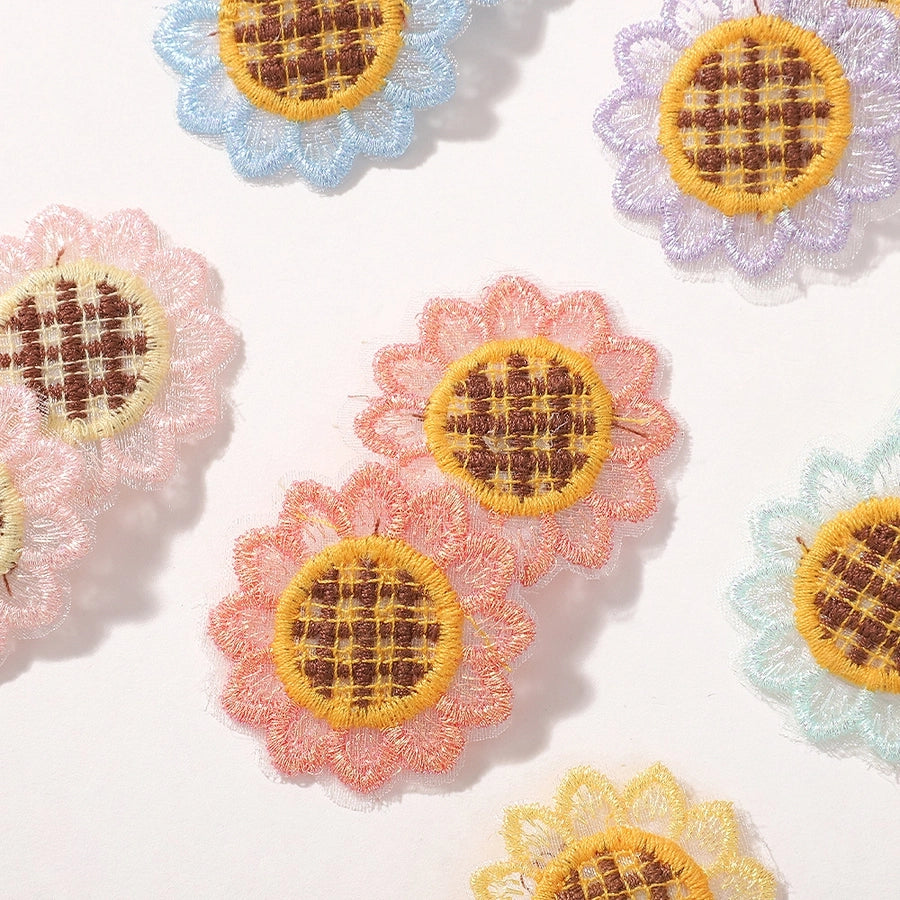 Kid'S Cute Pastoral Sunflower Flower Hair Clip