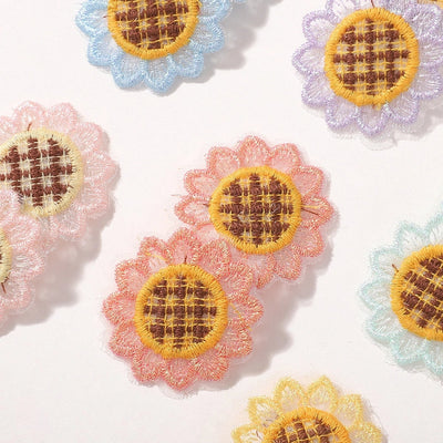 Kid'S Cute Pastoral Sunflower Flower Hair Clip