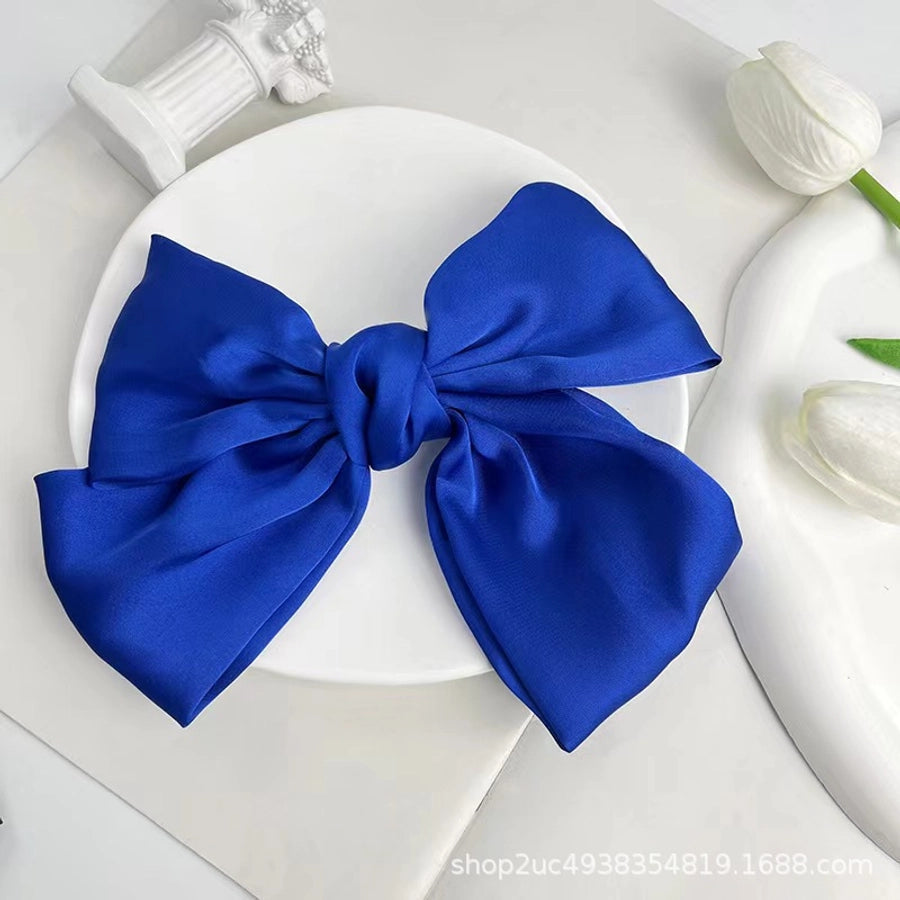 korean style bow knot cloth hair clip hair tie 1 piece