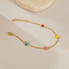 Simple Style Star Heart Shape 304 Stainless Steel Cuban Link Chain Curb Chain Bracelets In Bulk