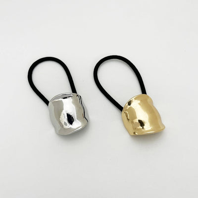 Women's Casual Elegant Semicircle Alloy Elastic Band Hair Tie