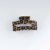 simple style leopard acetic acid sheets hair claws 1 piece