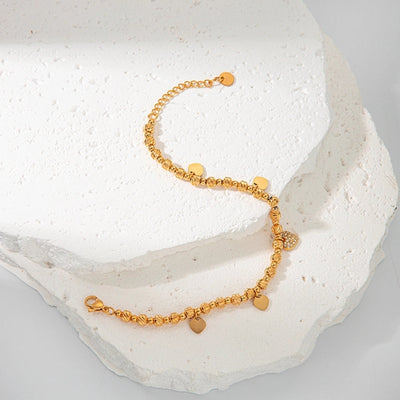 Casual Vacation Sweet Twist 304 Stainless Steel 14K Gold Plated Bracelets In Bulk