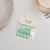 simple style solid color metal hollow out hair clip