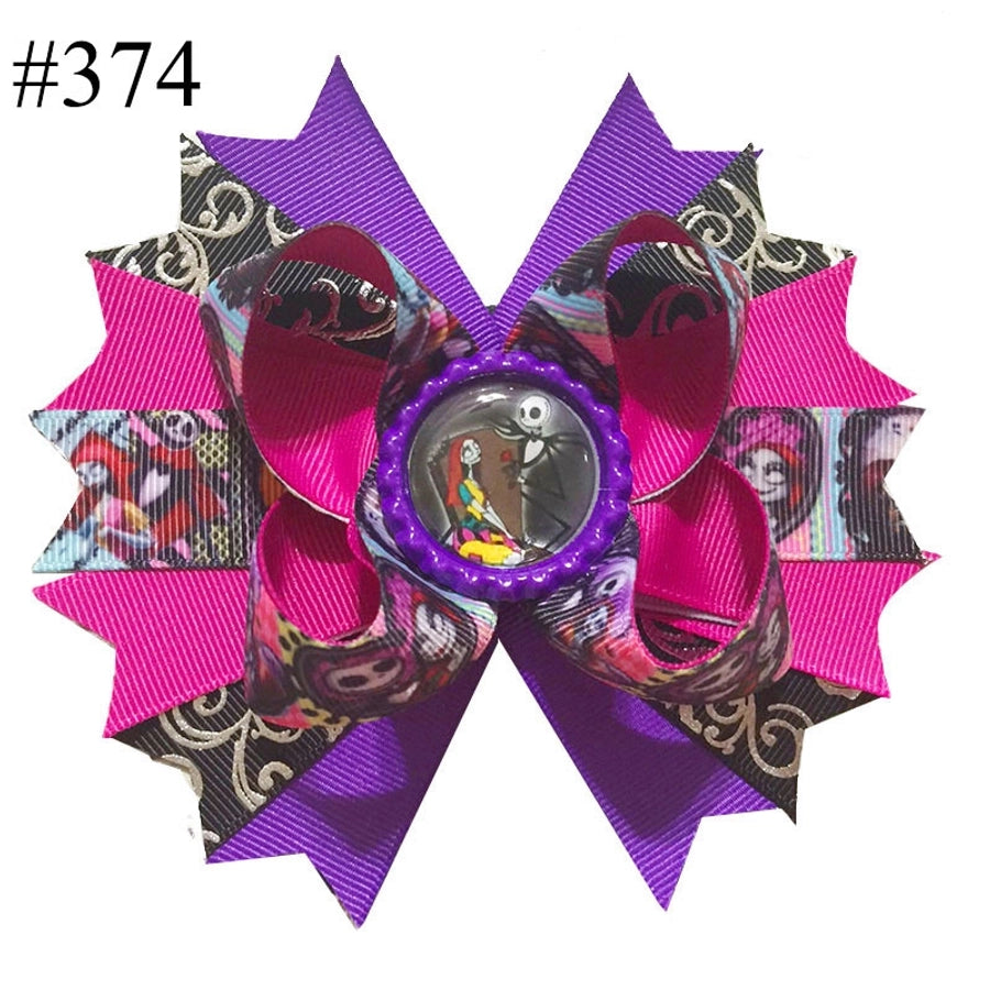 Girl'S Casual IG Style Solid Color Bow Knot Handmade Hair Clip