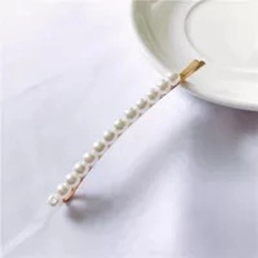 Women's Elegant Sweet Solid Color Plastic Hair Clip