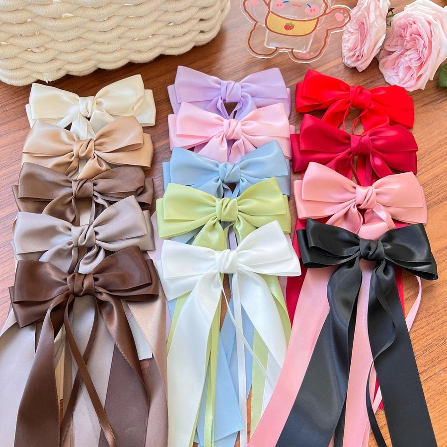 Women's Sweet Bow Knot Cloth Handmade Hair Clip