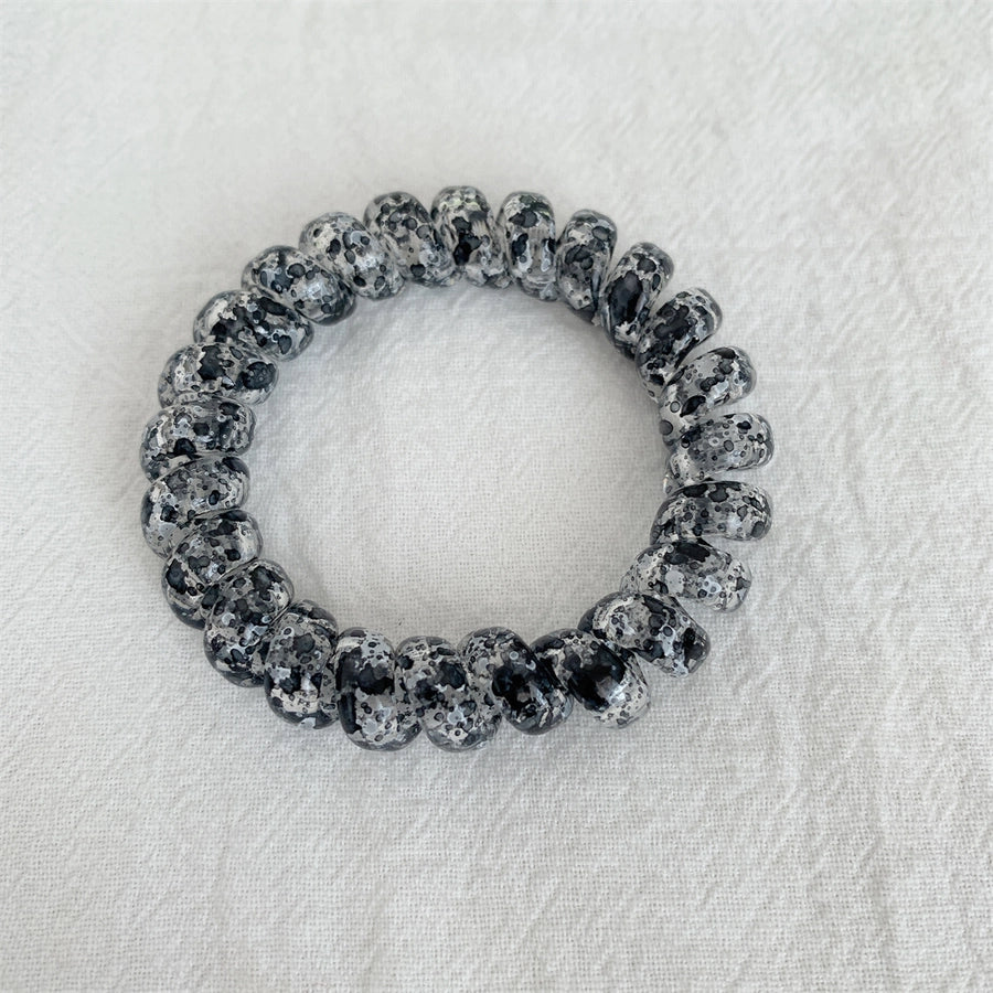 Women's Simple Style Classic Style Tie Dye Resin Hair Tie