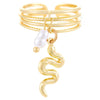 Copper Devil's Eye Starfish Cat Claws Charm Rings Open Rings