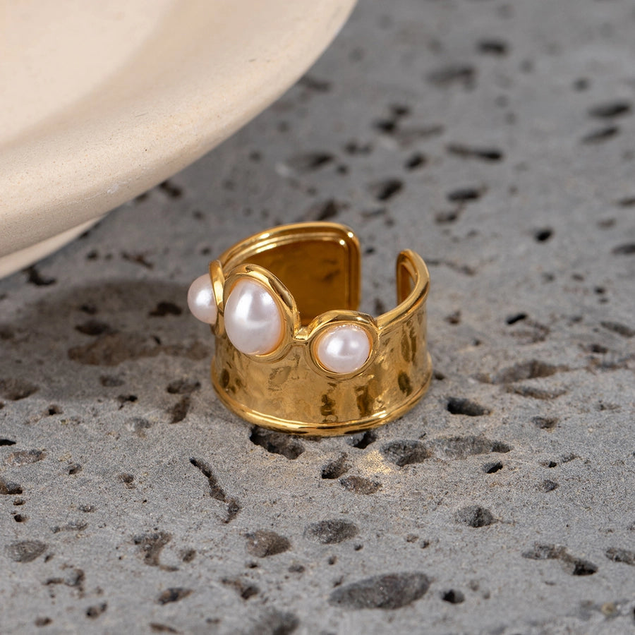 Jewelry Simple Style Classic Style Geometric 304 Stainless Steel Open Rings