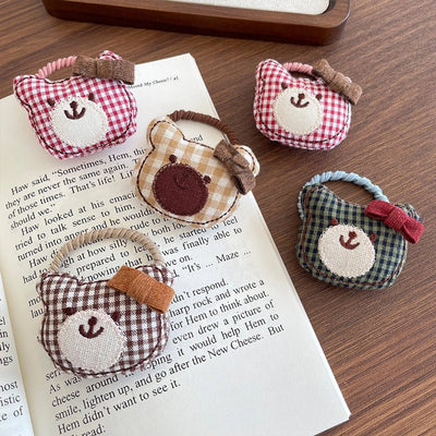 Cute Women's Girl'S Bear Cloth Hair Tie