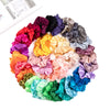 simple style solid color cloth hair tie