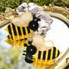 YHJ Hair Accessories  New Acetic Acid Diamond Bees Grab Clip Large Hairpin Back Hair Shark Clip Hair Grab