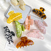 Women's IG Style French Style Color Block Acetic acid sheets Hair Claws