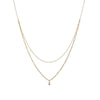 Jewelry IG Style Simple Style Geometric Titanium Steel Zircon Inlay Bracelets Necklace