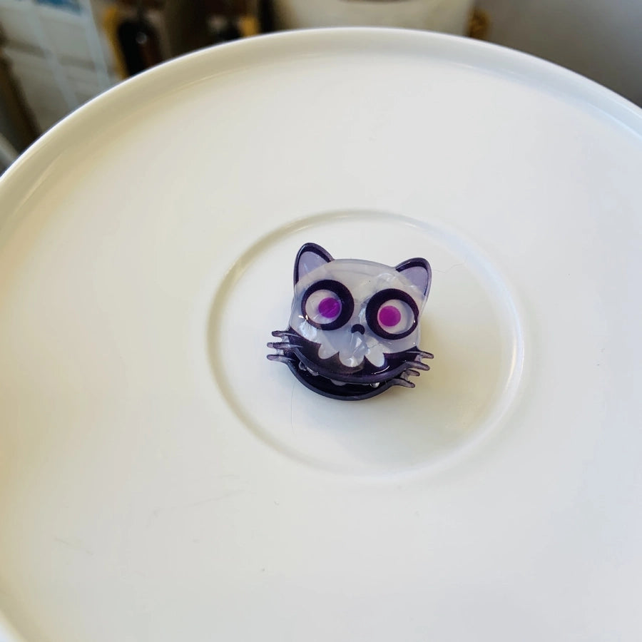 Halloween Cute Funny Women's Spider Web Bat Ghost Acetic acid sheets Hair Claws