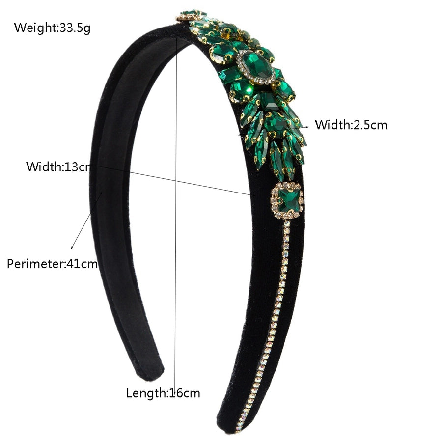 Women's Vintage Style Vacation Classic Style Water Droplets Alloy Inlay Glass Hair Band