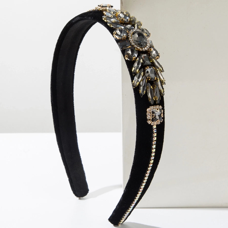 Women's Vintage Style Vacation Classic Style Water Droplets Alloy Inlay Glass Hair Band