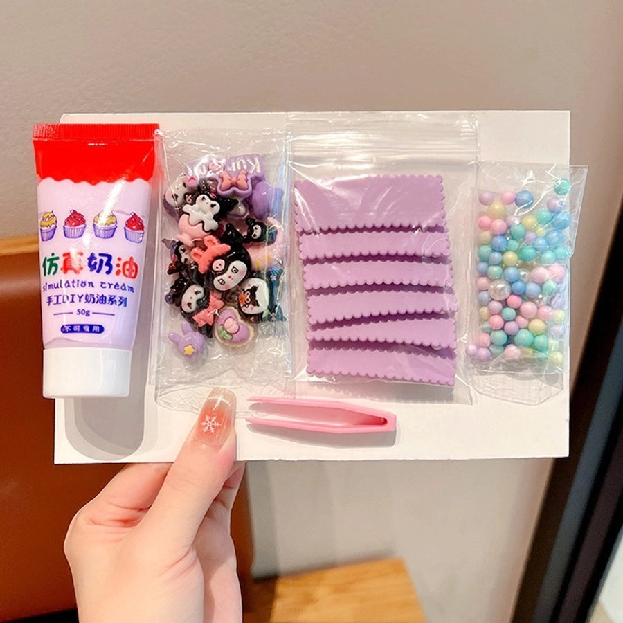 girl's cartoon style rabbit cartoon bow knot plastic hair clip hair tie