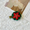 Christmas Cute Kid'S Christmas Tree Christmas Socks yarn Hair Clip