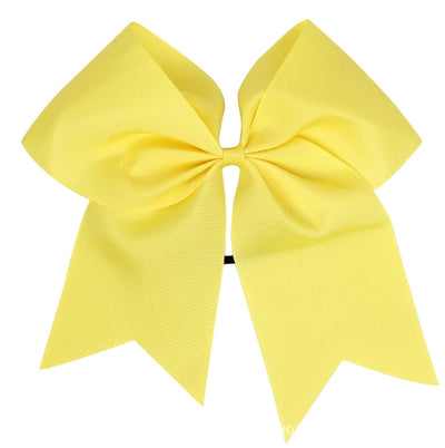 Europe and the United States 8inch large bow rubber band hair band hair rope thread webbing large dovetail headdress manufacturers in stock