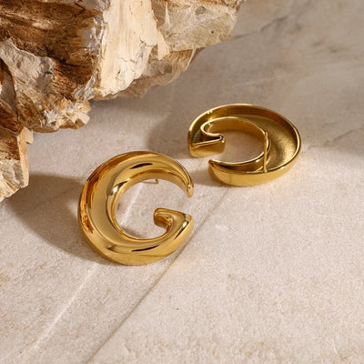 1 Pair Simple Style Classic Style Letter 304 Stainless Steel Ear Studs