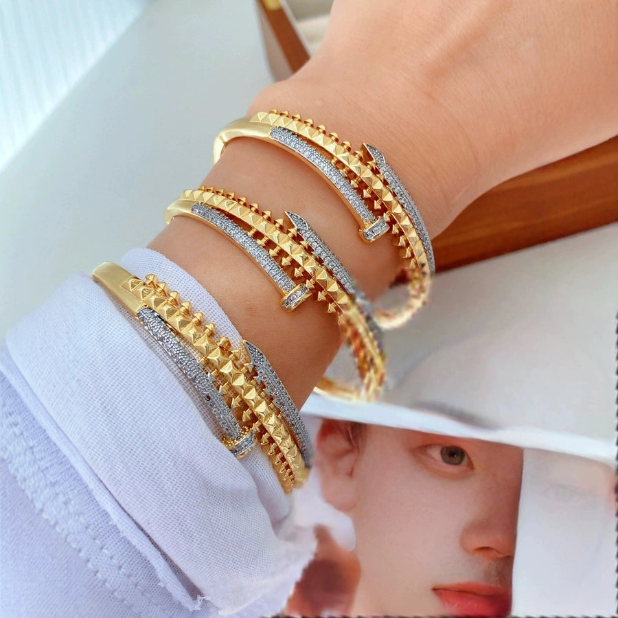 Jewelry Vintage Style Classic Style Nail Copper Mixed Metal Rings Bracelets