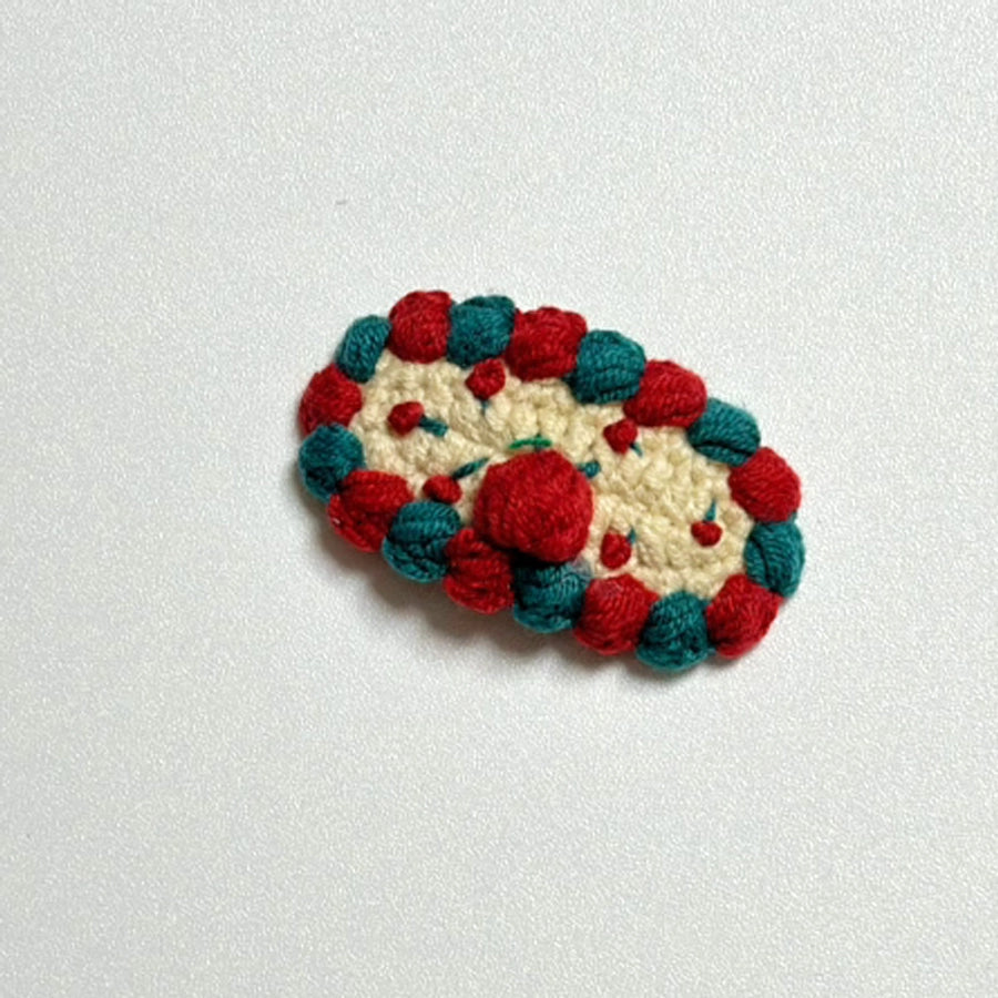 Christmas Cute Kid'S Christmas Tree Christmas Socks yarn Hair Clip