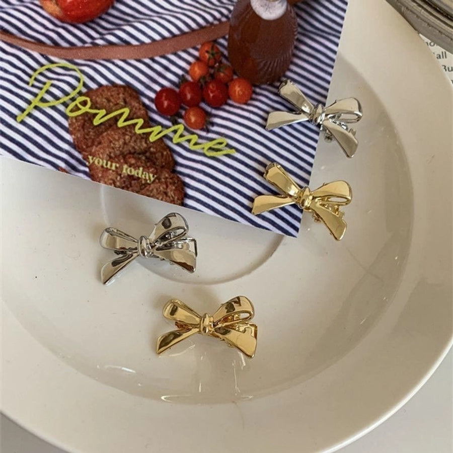 Women's IG Style Bow Knot Alloy Plating Hair Clip