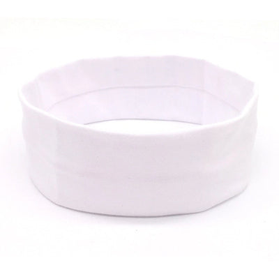 women's simple style solid color cloth braid hair band