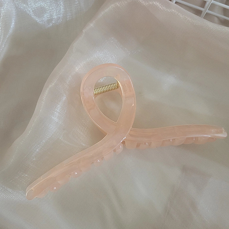 Korean-style Bright Face Non-scratch Disc Hair Clip Women's Large Frosted Elegant Shark Clip Back Head Hairpin Headwear Hair Clip