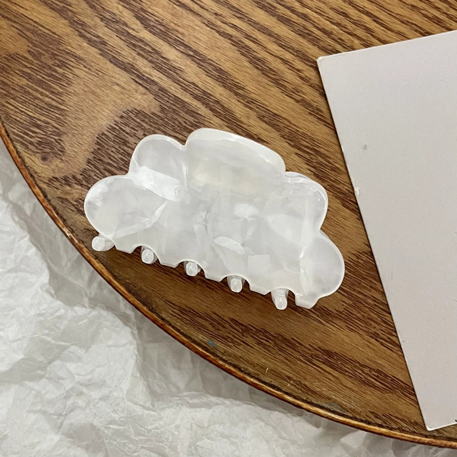 sweet solid color arylic hair claws