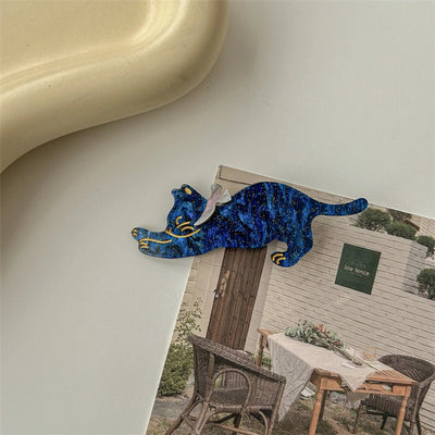 cute cat arylic hair clip