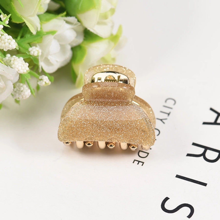 simple style solid color arylic stoving varnish hair claws