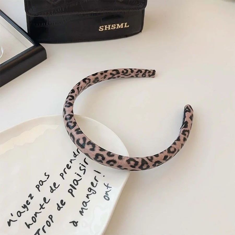 Sweet Streetwear Women's Leopard Cloth Hair Band