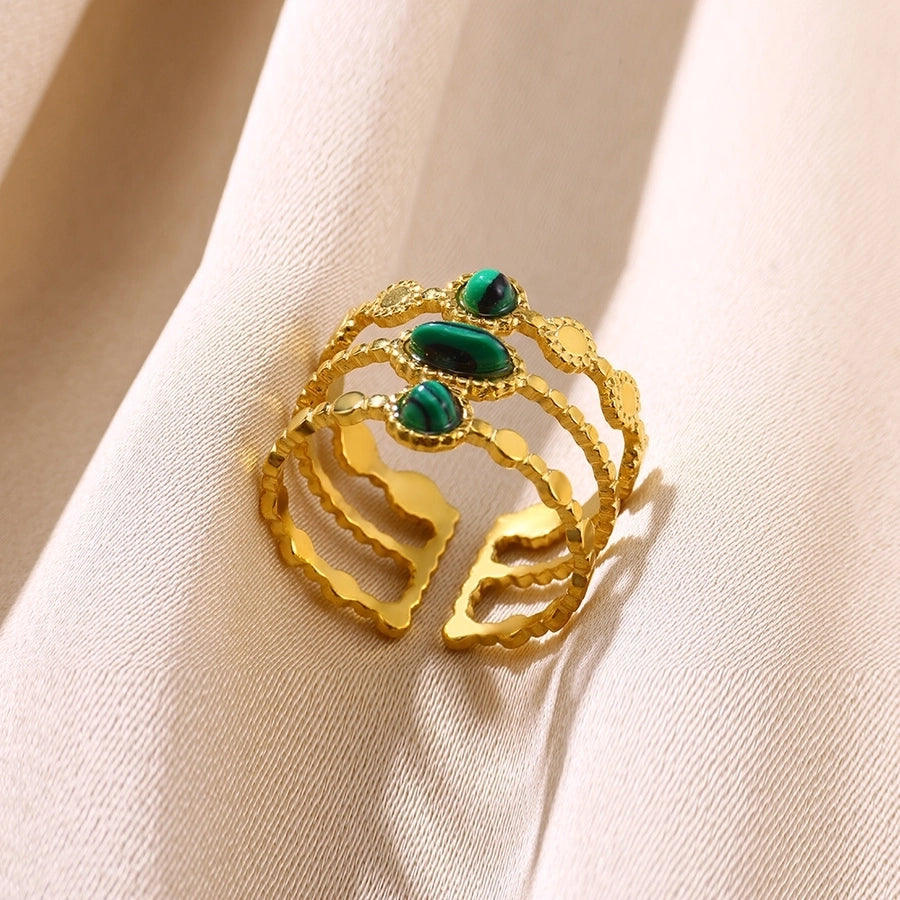 Jewelry Classical French Style Romantic Geometric 304 Stainless Steel Stainless Steel Rings