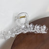 sweet flower plastic hair claws