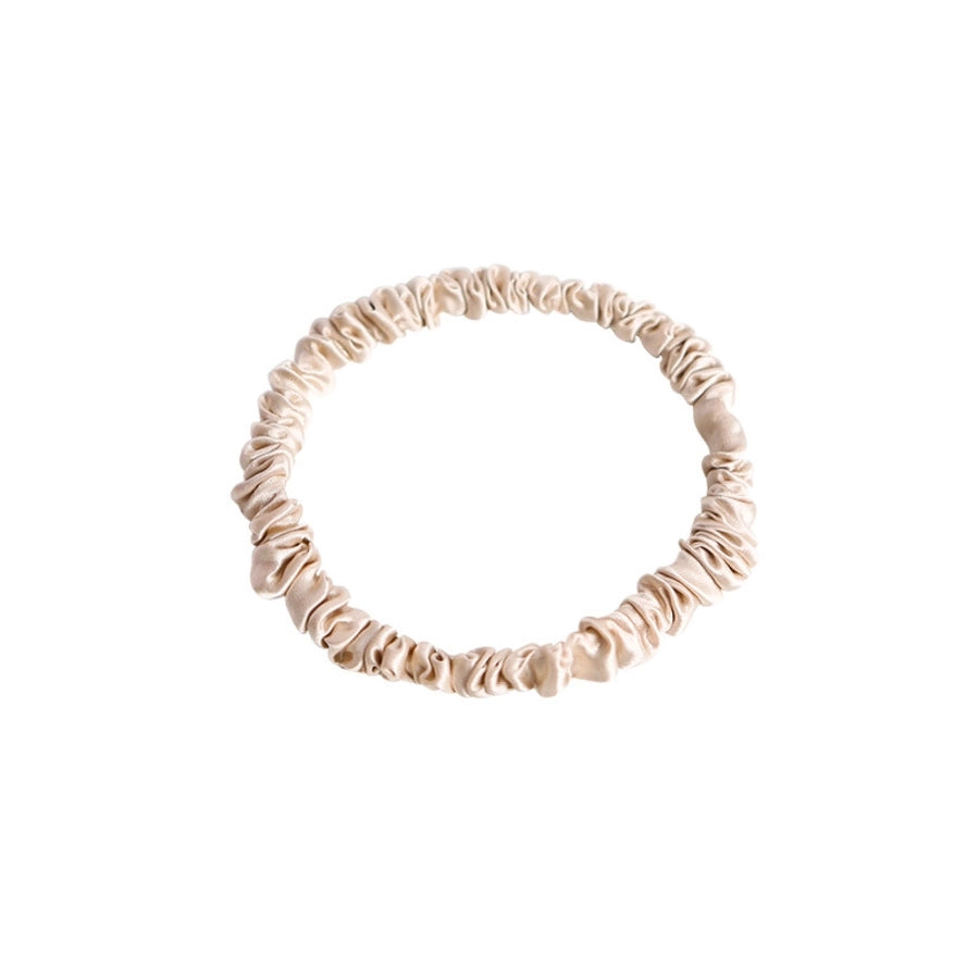 Women's Simple Style Solid Color 100%  Silk Hair Tie