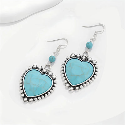 Copper Heart Shape Jewelry Set