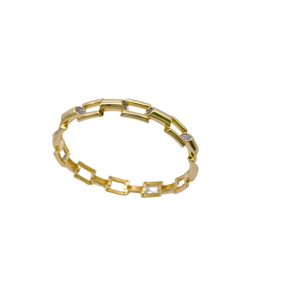 Jewelry Vintage Style Classic Style Geometric Copper Zircon Plating Rings Bracelets