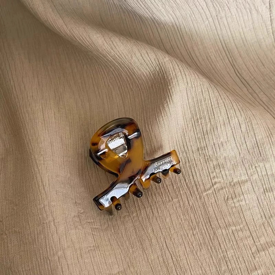 classic style solid color acetic acid sheets polishing hair claws