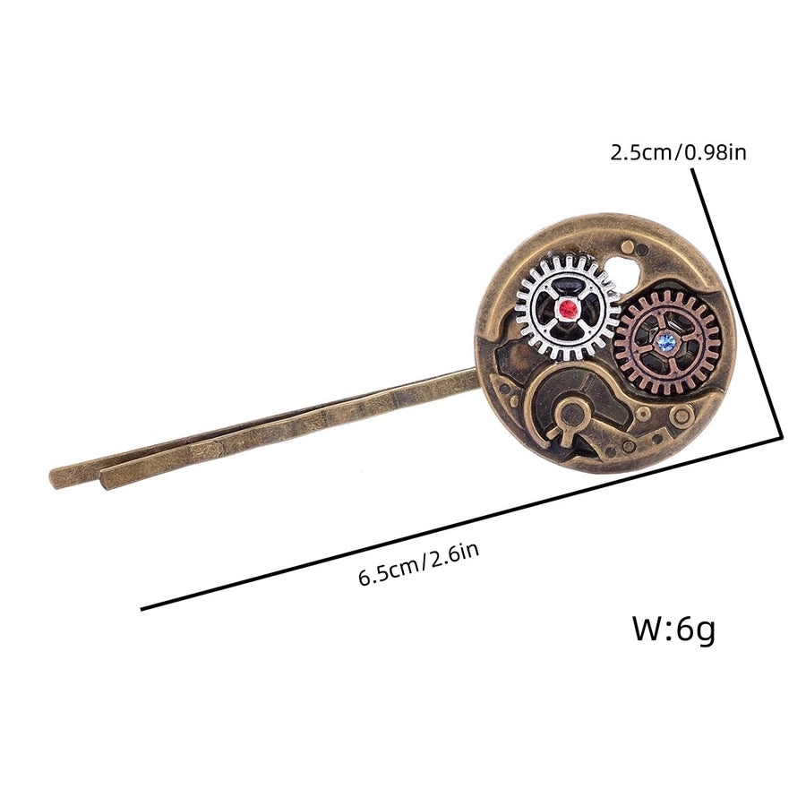 Women's Retro Gear Alloy Hair Clip