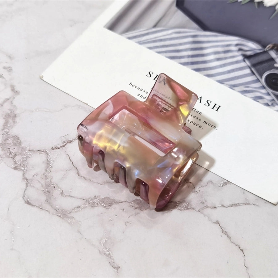 fashion geometric acetic acid sheets stoving varnish hair claws 1 piece