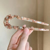 New Chinese style U-shaped hairpin female  new ball head updo artifact insert comb back head headdress fixed chopsticks