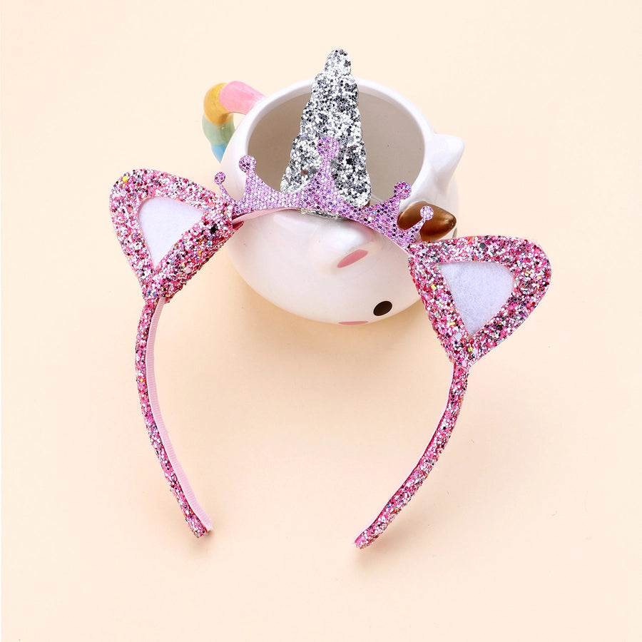 Kid'S Cute Crown Plastic Hair Band