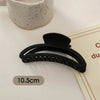 simple style solid color plastic hair claws 1 piece