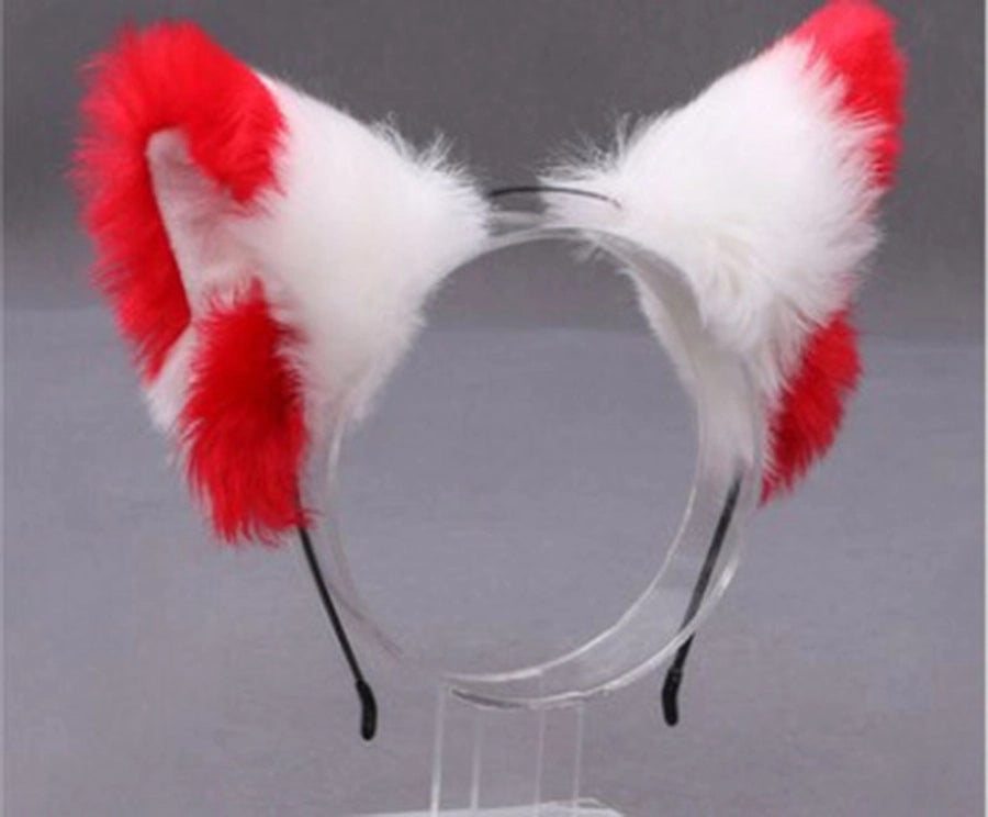 Women's Cute Ear Plush Handmade Hair Band